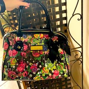 Betsy Johnson clear cover purse
